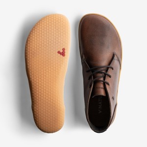 Scarpe Lifestyle Vivobarefoot Preorder 'gobi Lux' Uomo Marroni | RS6851092