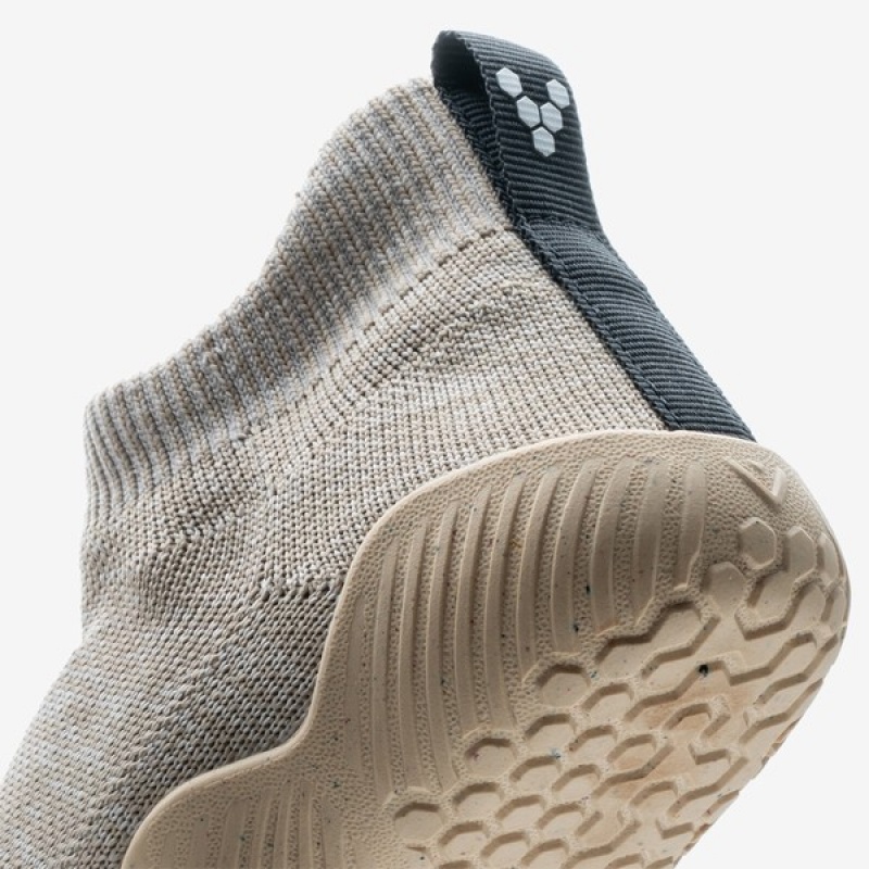 Bambino Vivobarefoot Pluma Knit Grigie | DV6853042