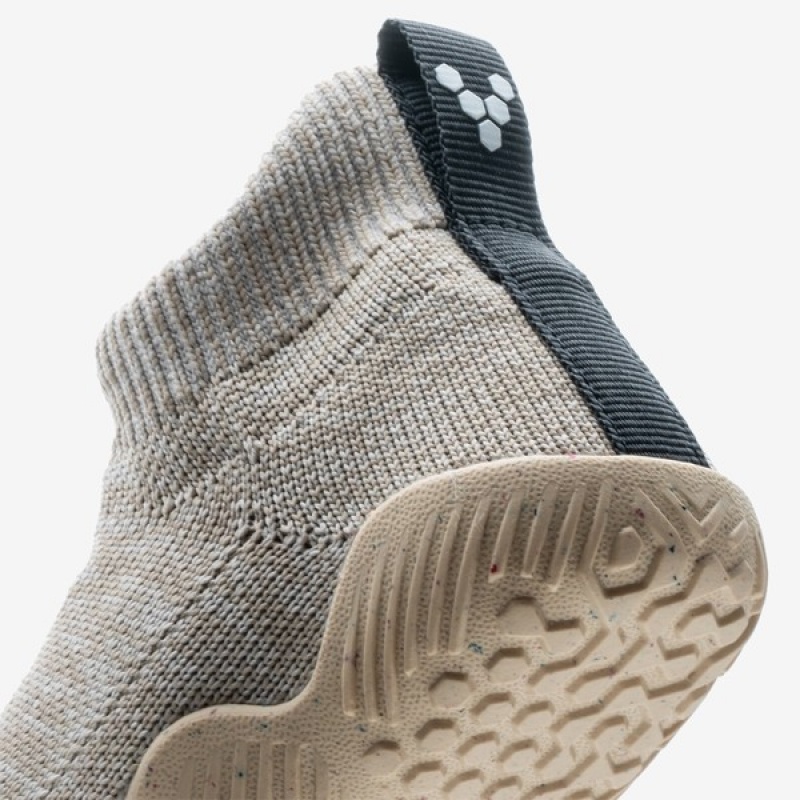 Bambino Vivobarefoot Pluma Knit Grigie | PM1836074