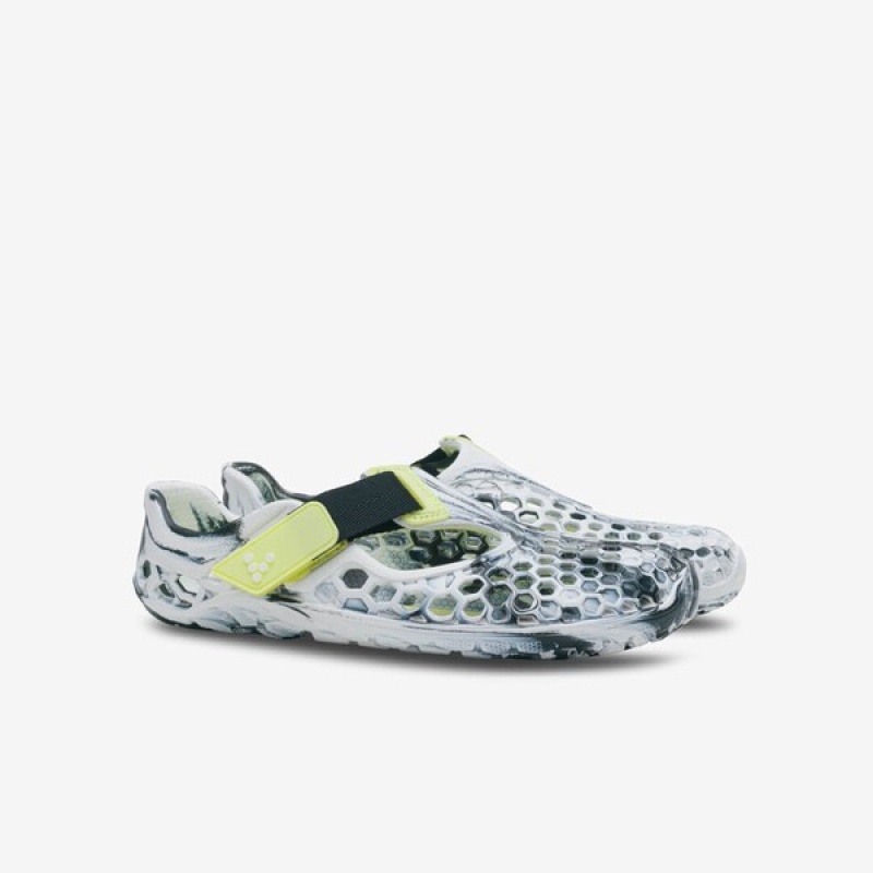 Bambino Vivobarefoot Ultra Bloom Ossidiana Bianche | IL8510793