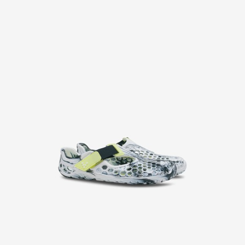 Bambino Vivobarefoot Ultra Bloom Ossidiana Bianche | OE4380762